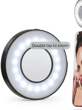 Vivitar Mini MagSafe Ring Light for iPhone Pictures and Podcast Streaming